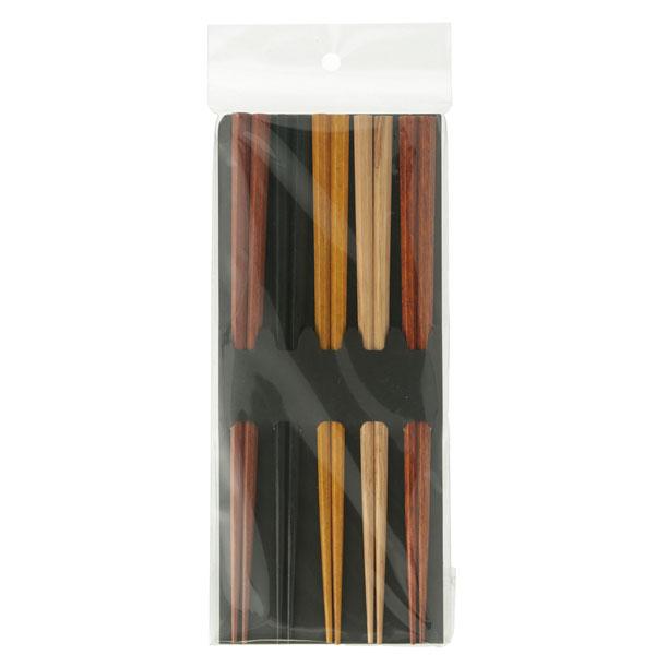 橋 箸5膳組 セット 箸セット 5膳セットお箸セット/ボーダー 北欧 モノトーン カフェ 和モダン 天然木 送料無料 おしゃれ 八角 はし 末広がりの縁起箸 お箸 |  | 05