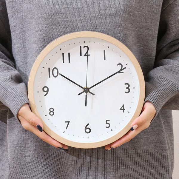 掛け時計 直径25cm フォレスト 木目調 電池式 不二貿易 時計 壁掛け 掛時計 掛時間 ウォールクロック シンプル とけい クロック 壁掛 掛け |  | 01