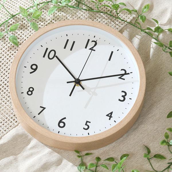 掛け時計 直径25cm フォレスト 木目調 電池式 不二貿易 時計 壁掛け 掛時計 掛時間 ウォールクロック シンプル とけい クロック 壁掛 掛け |  | 02