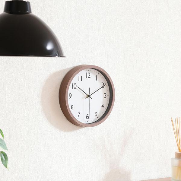 掛け時計 直径25cm フォレスト 木目調 電池式 不二貿易 時計 壁掛け 掛時計 掛時間 ウォールクロック シンプル とけい クロック 壁掛 掛け |  | 03
