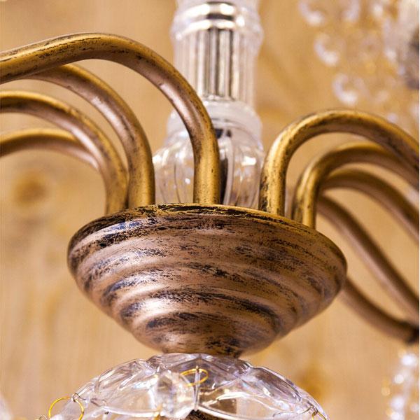 高級 シャンデリア 9灯 LED電球対応 天井照明 ジュリエット クリーム シャンデリア Juliette ジュリエット 9灯 クリーム ゴールド