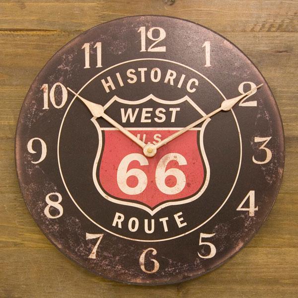 時計 おしゃれ アンティーク ROUTE66 レジェクションカフェクロック デザインウォールクロック アンティーク 掛け時計 カフェ 店舗 US Route66 ルート66 |  | 02