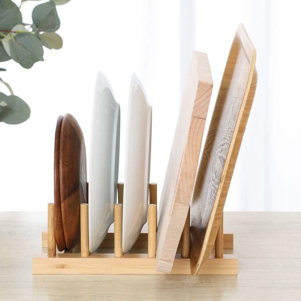 ディッシュラック シンク下 収納 皿 キッチン キッチン収納 ディッシュラック お皿立て おしゃれ シンク下収納 ホルダー スタンド バンブー |  | 01