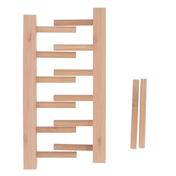 ディッシュラック シンク下 収納 皿 キッチン キッチン収納 ディッシュラック お皿立て おしゃれ シンク下収納 ホルダー スタンド バンブー |  | 03