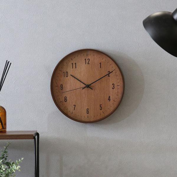 掛け時計 直径25cm 木目調 電池式 不二貿易 時計 壁掛け 掛時計 おしゃれ オシャレ かわいい かけ時計 掛時間 ウォールクロック シンプル とけい クロック |  | 01