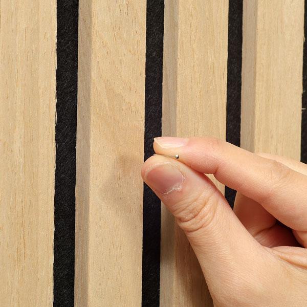 吸音パネル 80×40cm 1枚組 吸音材 吸音ボード 壁材 防音壁 天然木 木製 おしゃれ ウッドパネル 防音パネル フリーカット リビング オーディオルーム | 不二貿易 | 02