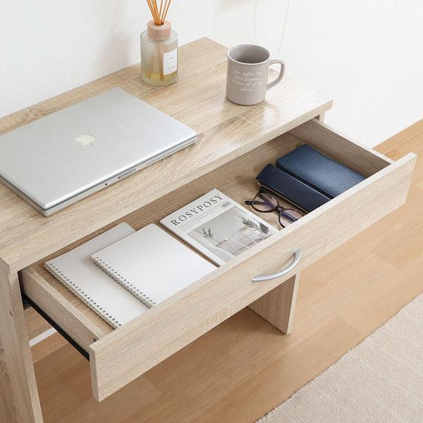 デスク テレワーク デスク パソコンデスク 学習机 PCデスク 引き出し付きデスク 幅80 引き出し 収納 机 オフィスデスク ワークデスク ゲーミングデスク |  | 02