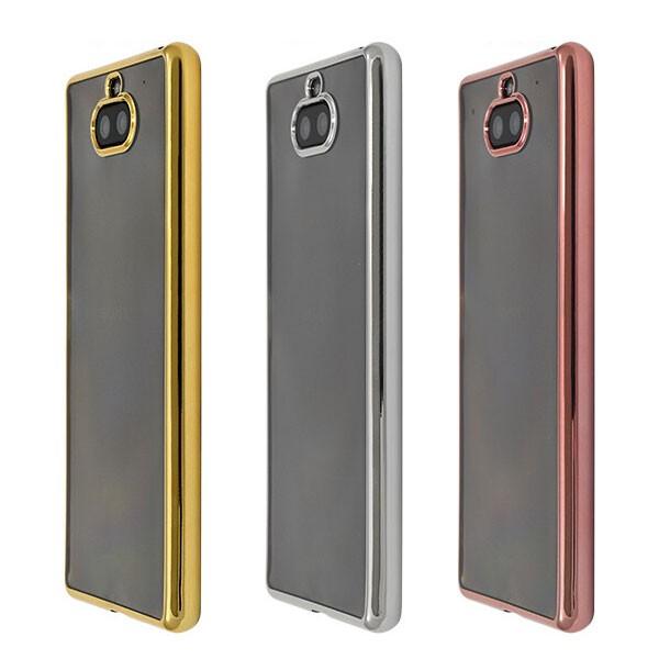 Xperia XZ3 ケース 保護 おしゃれ SO-01L/SOV39/801SO シンプル カバー 衝撃 メタリックバンパー ソフトクリアケース  エクスペリア xz3 スマホケース |  | 04