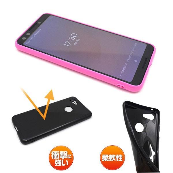 google pixel3ケース グーグル ソフト pixel3カバー グーグルスマホ ピクセル3 GOOGLEソフトケース カバースマホケース おしゃれ シンプル | Google | 02