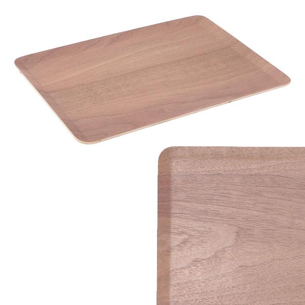 ノンスリップ トレイ お盆 斜めにしても滑らない おしゃれ トレー 突板トレー 人気 北欧 モダン 四角 すべらない 滑らない 滑り止め |  | 04