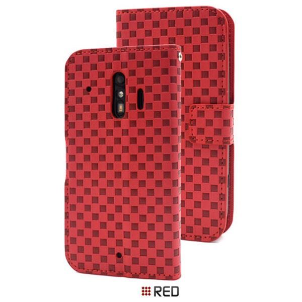らくらくスマートフォン me F-01L F-03K F-04J 手帳型 富士通 市松模様 デザインスタンドケース ポーチ |  | 04