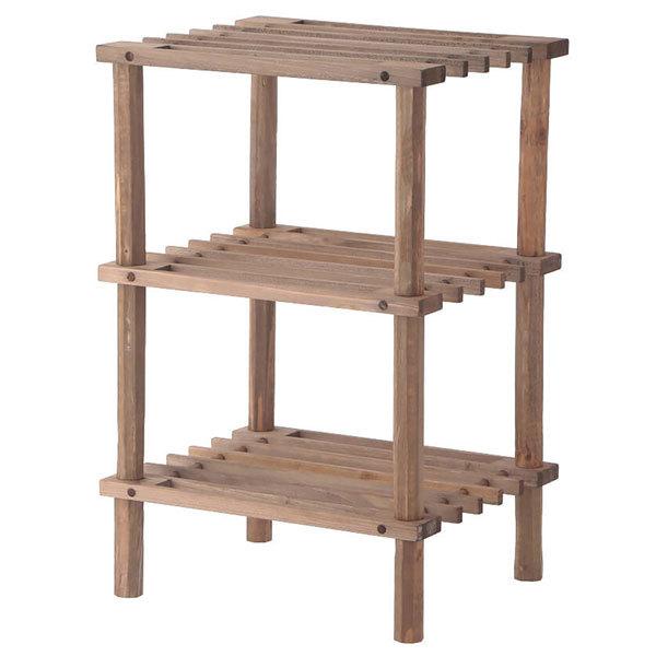 ラック 棚 送料無料 木製 3段 北欧 シェルフ 収納ラック 収納棚 おしゃれ オープンラック オープンシェルフ ウッドラック 収納ラック フリーラック 省スペース |  | 02