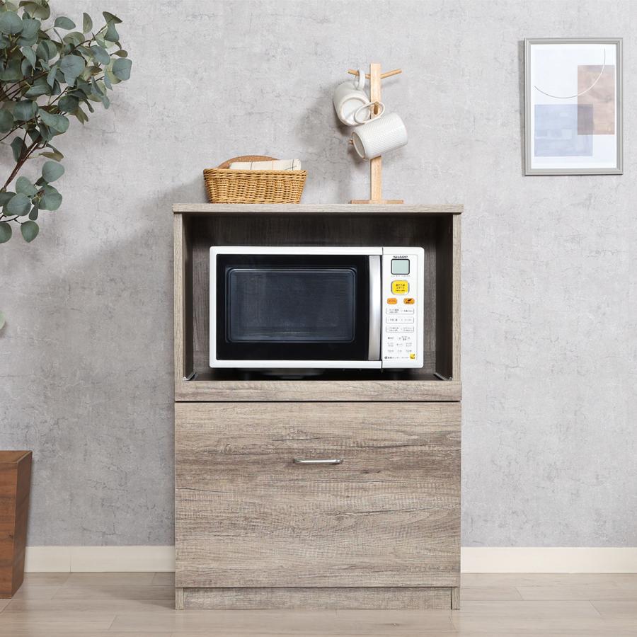 食器棚 収納 キッチンカウンター 幅60 おしゃれ レンジ台 下 カップボード キッチンボード 扉収納 キッチンラック 下部キャスター | 