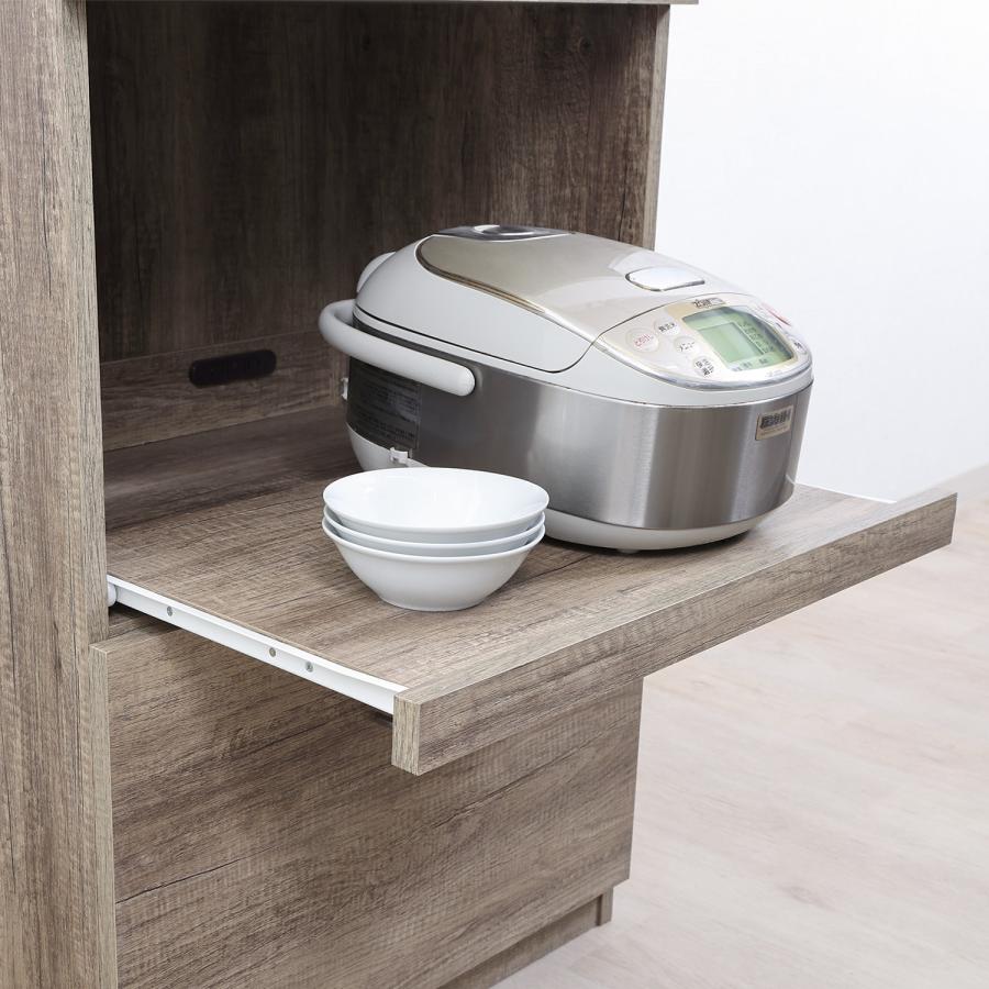 食器棚 収納 キッチンカウンター 幅60 おしゃれ レンジ台 下 カップボード キッチンボード 扉収納 キッチンラック 下部キャスター |  | 01