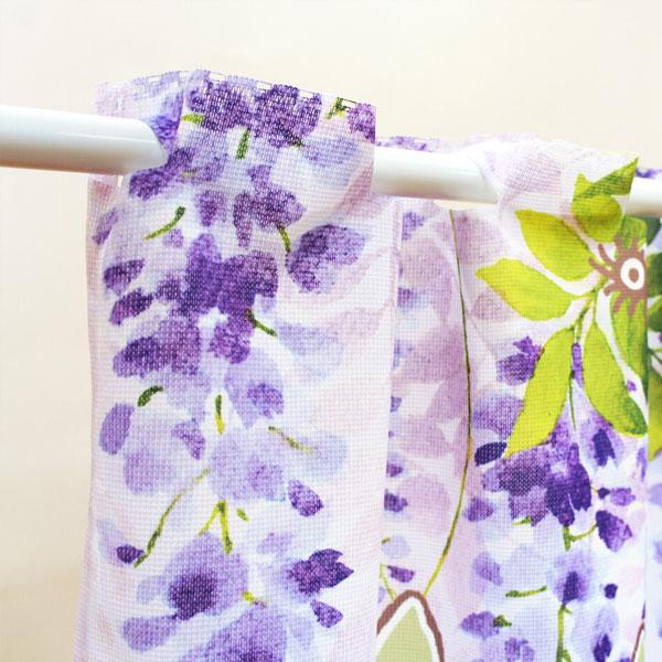 となりのトトロ 北欧 カフェカーテン 120cmX45cm カーテン トトロ 模様替え 壁掛け ジブリ 藤 花 紫 カフェ カーテン 小窓 窓 スタジオジブリ キャラクター | スタジオジブリ | 03