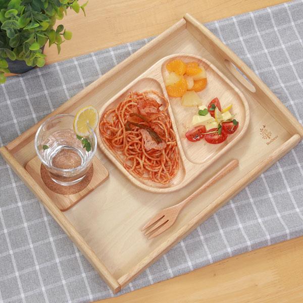 木製ディナートレー 木製 木 ナチュラルスタックトレー 天然木 カフェトレー 盆 お盆 お膳 トレイ ナチュラル カフェ風 おしゃれ モダン 北欧 カフェ |  | 01