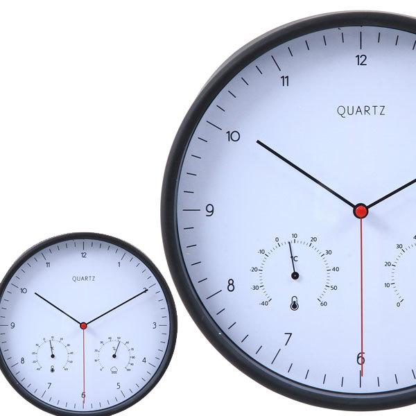 時計 掛け時計 おしゃれ デザイン レトロ 北欧 カフェ 店舗 掛時計 シンプル 温湿度計付 温度計 湿度計 U Shop 通販 Yahoo ショッピング