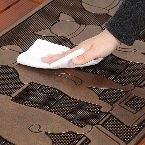 玄関マット 屋外用 おしゃれ デザインドアマット ドッグ 犬 イヌ マット ドアマット 室外 家庭用 おしゃれ 玄関 泥落とし 土落とし |  | 02