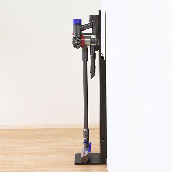 クリーナースタンド 掃除機収納 掃除機かけ スティッククリーナー リビング 廊下 壁付け 省スペース コンパクト 幅24ｘ奥行27ｘ高さ130cm 掃除機 収納 |  | 03