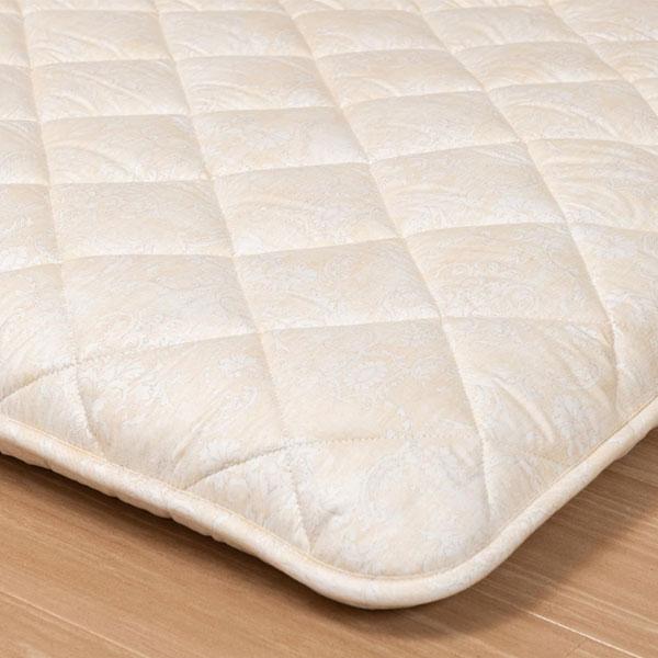 西川 クラシノ 敷き布団 MILD SOFT シングルサイズ 側生地 綿100% 持ちやすいやわらかタイプ 西川ウール使用 抗菌加工 MILD SOFT 日本製 ベージュ AD05249023_4