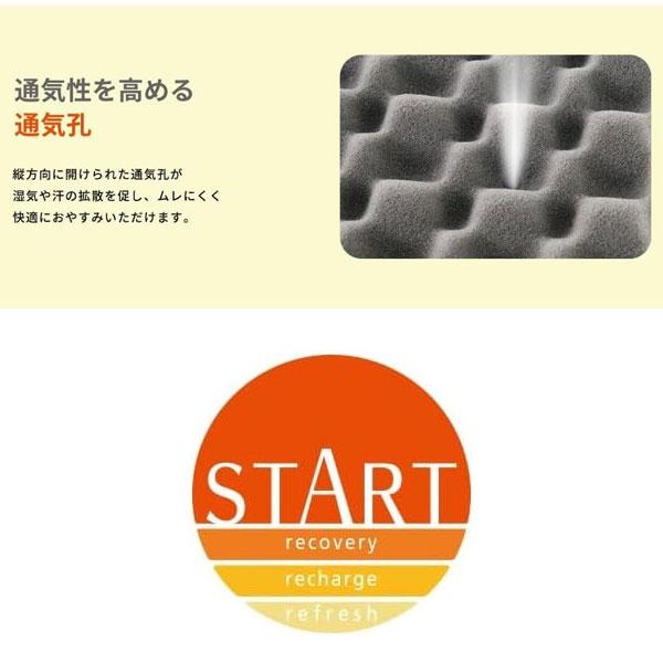 西川 マットレス START 3層 三つ折りタイプ 敷布団 シングル 9