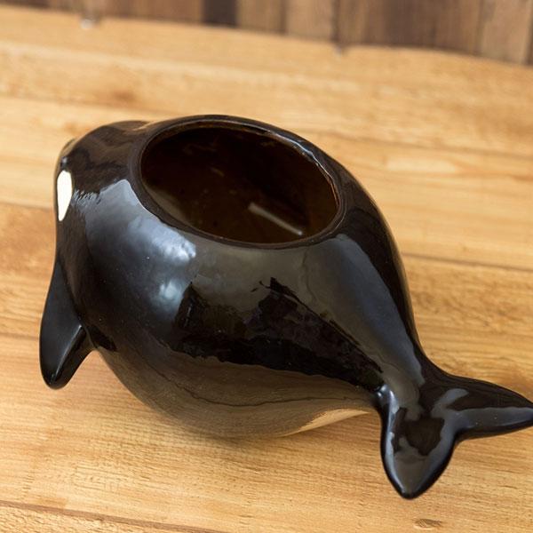 セラミックプランター フラワーポット シャチ プランター 植木鉢 おしゃれ 観葉植物 鉢 植物 屋外 室内 鉢植え インテリア ガーデニング 多肉植物 ユーモラス |  | 02