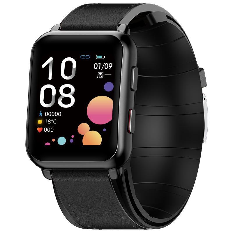 匿名配送 スマートウォッチ 日本製センサー 1.65インチ大画面 エアバッグ付く血圧計 体温 血中酸素SpO2 心拍数 健康管理 着信通知 呼吸率 運動モード 2023年 【R1940162995】(12253円)