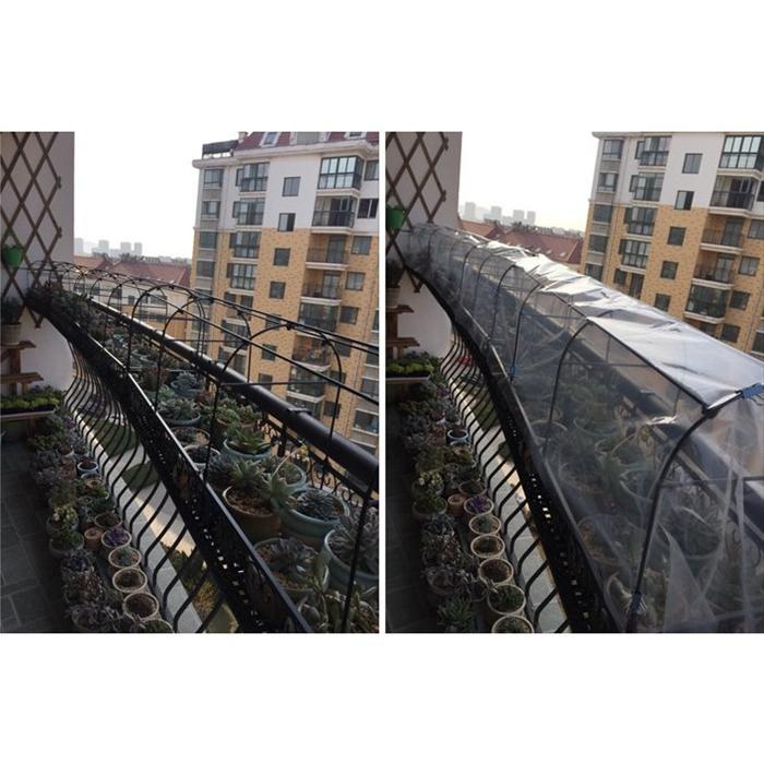 フラワースタンド プランタースタンド 吊り下げ式 ベランダガーデン アイアンアート 鉄 鉢棚 プランター台 プランター棚 防雨シート付属 鉢植え フラワースタンド プランタースタンド