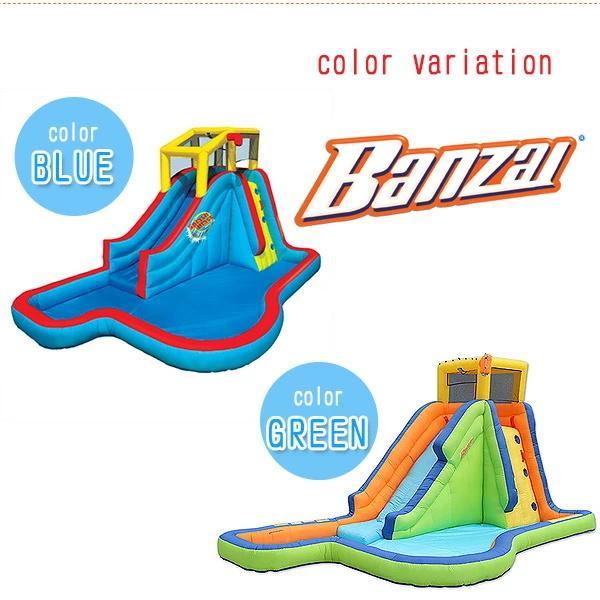 【タイムセール】 バンザイ スライド アンド ソーク スプラッシュ パーク プール スライダー すべり台 クライミング 水遊び ビニールプール 滑り台 大型プール ウォーターパーク 【GMS3186661102】(115907円)