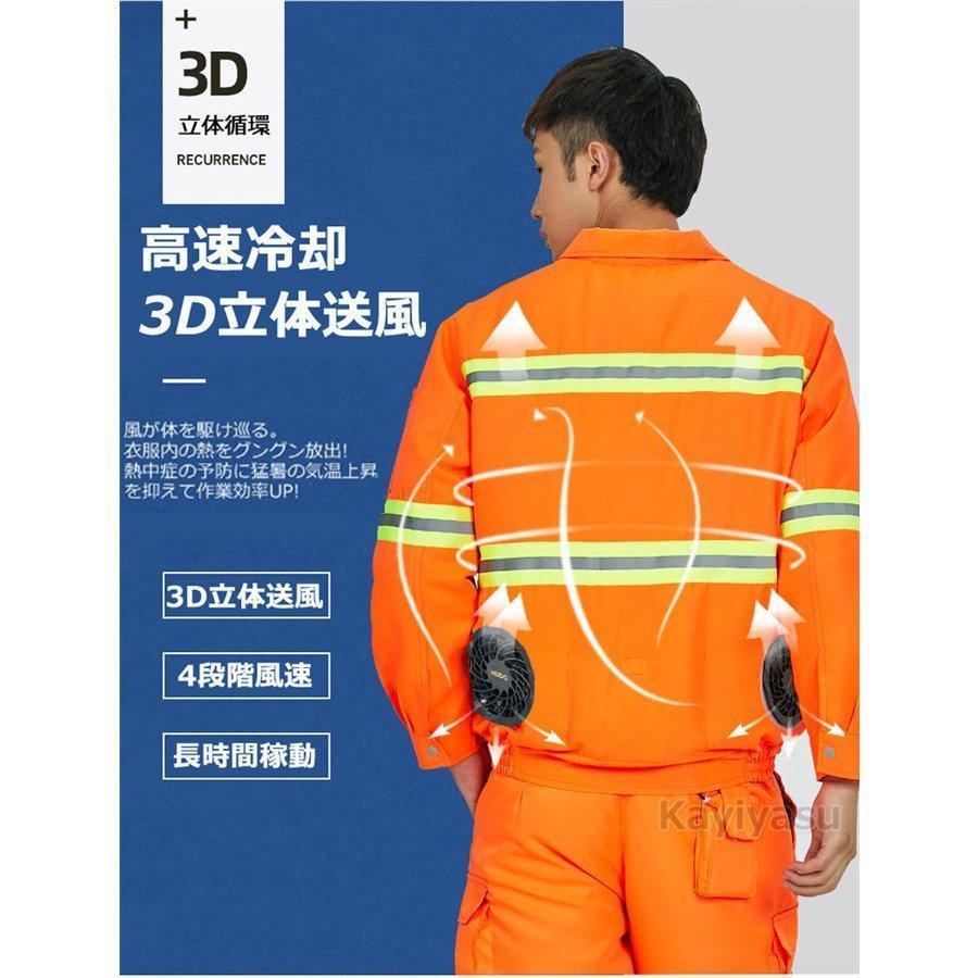 56％以上節約フルセット 空調作業服 20000mahバッテリー付き 工事
