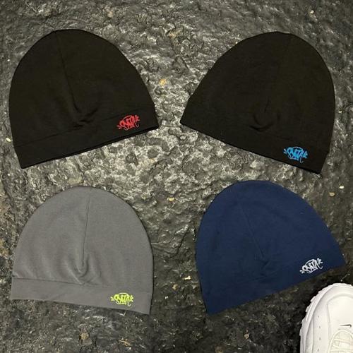 syna world スカルキャップ ビーニー SYNA WORLD OG SKULL CAP 【BLACK x BLUE】 シナワールド スカル