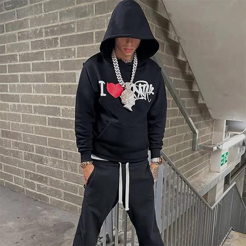 SYNA WORLD I HEART HOODY【BLACK】 プルオーバー フーディー