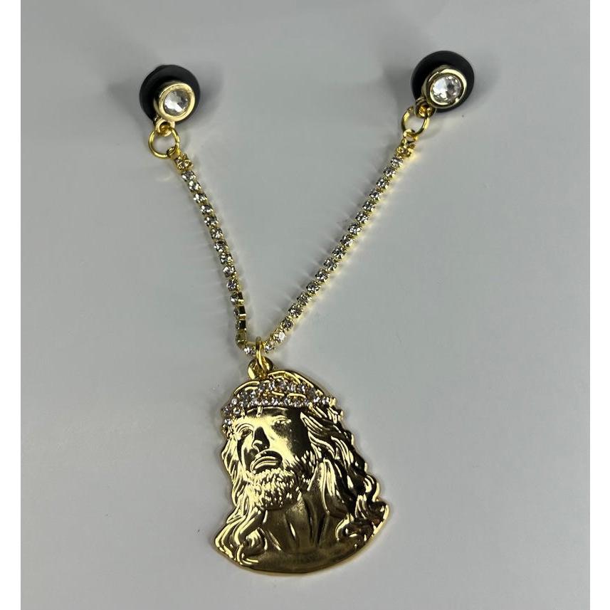 【メール便対応】Exclusive Custom "Jesus Peace" Chain Pins エクスクルーシブ カスタム "ジーザス ピース" ピンズ |  | 02