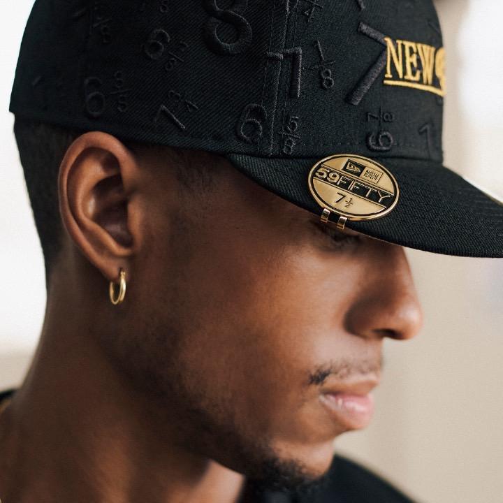 【メール便対応】Exclusive "NEW ERA Black & Gold Visor Sticker 712" Clipエクスクルーシブ ニューエラ |  | 02