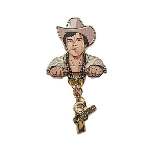 【メール便対応】Exclusive Custom "El Rey Del Corrido" Pins |  | 02
