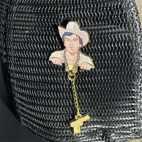 【メール便対応】Exclusive Custom "El Rey Del Corrido" Pins |  | 05