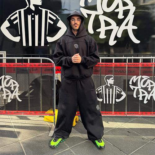 Mertra Tracksuit – Black セットアップ　かつきくん着用 Mertra Tracksuit – Black セットアップ かつきくん着用 - メルカリ