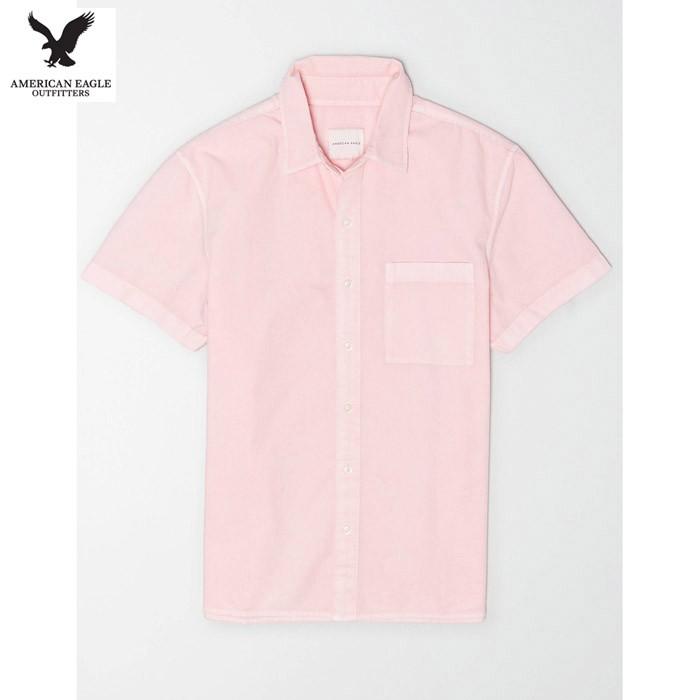 アメリカンイーグル メンズ ピンク 半袖シャツ オックスフォード Am03 0362 1 アメカジ通販ショップusj Yahoo 店 通販 Yahoo ショッピング