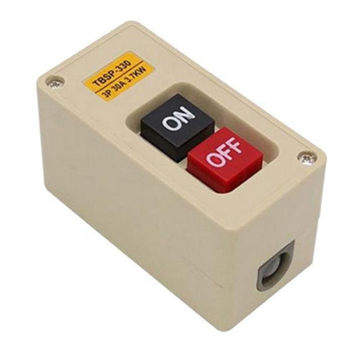 TBSP-330 3相3.7Kw 30A電源プッシュボタンスイッチステーションオン