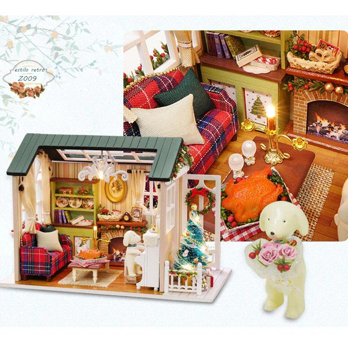 手作り ミニチュアハウスキット ドールハウス 手作りキット DIY