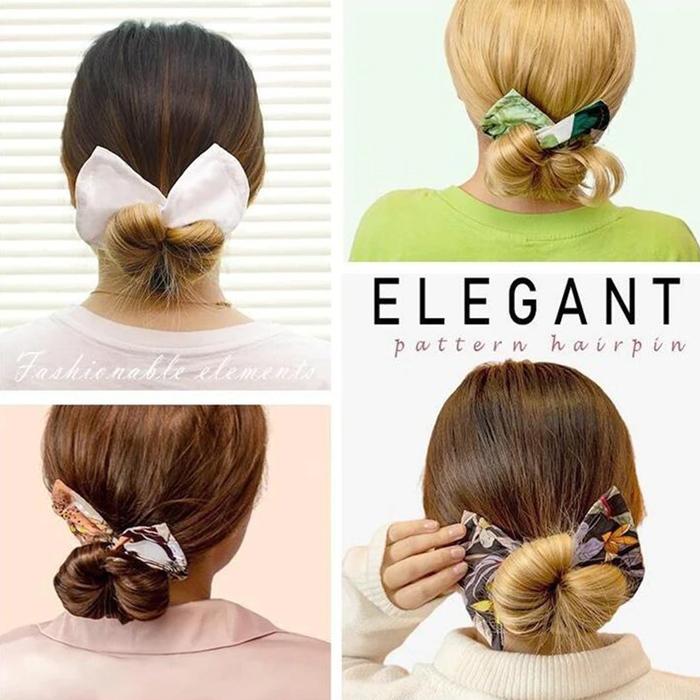 ヘア お団子 ヘアファッション ヘアバンド ヘアアクセサリー まとめ髪 ヘアアレンジ 髪型 髪飾り 簡単 おしゃれ ヘアスタイリング 選べる30カラー Hairband 0001 Bell House 通販 Yahoo ショッピング
