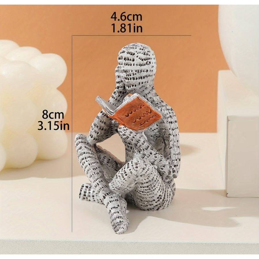 読書する人 本好き アート 置物 インテリア 小物 ガーデニング