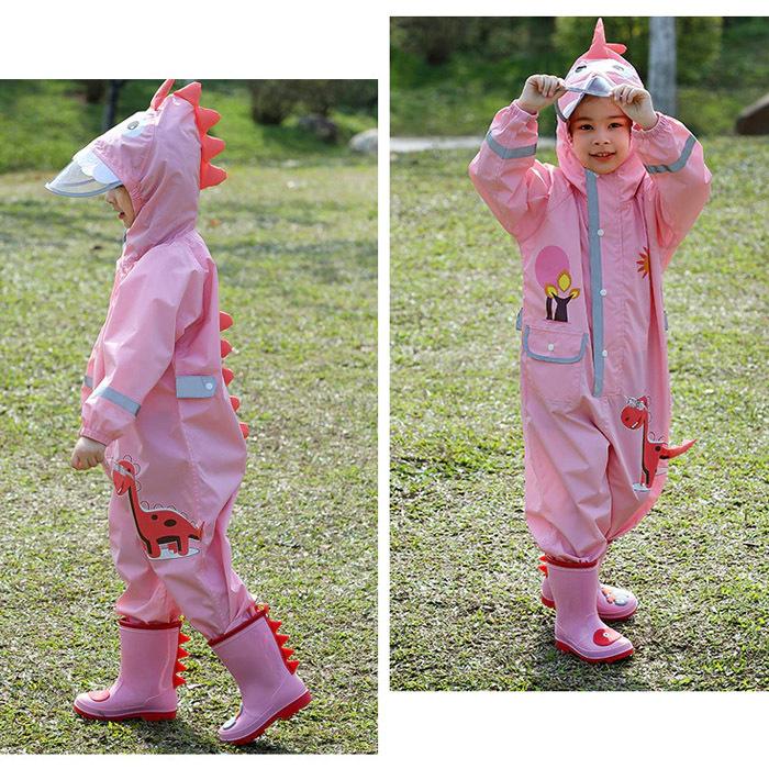レインコート 恐竜 キッズ 子供用 怪獣 かわいい カッパ 雨がっぱ カラフル レインウェア レインポンチョ 雨具 携帯 防水 撥水 保育所 保育園 幼稚園 Kidsraincoat 0002 Bell House 通販 Yahoo ショッピング