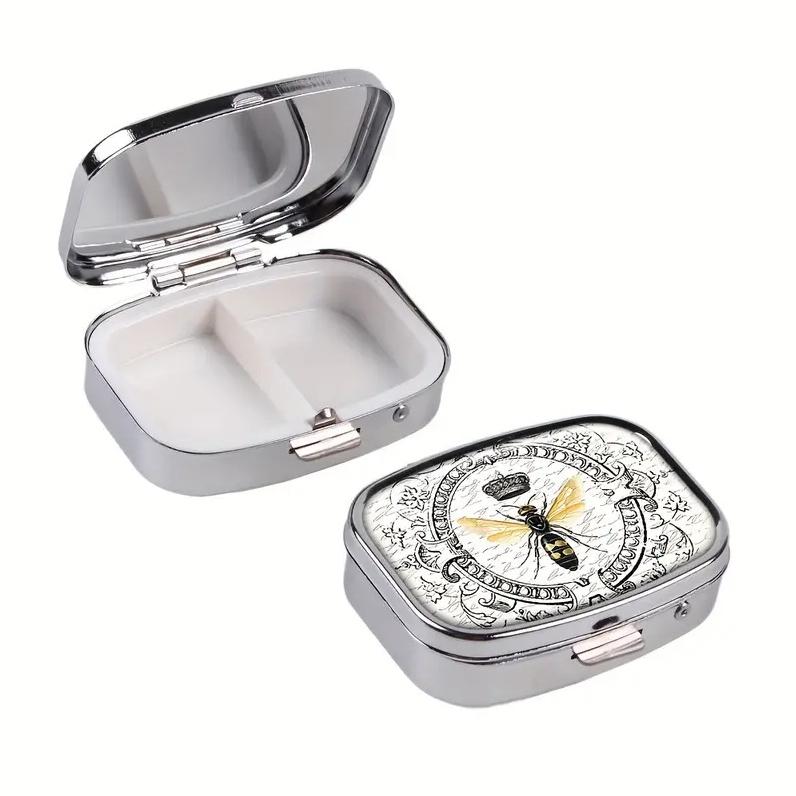 ピルケース 蜂 ヴィンテージ 可愛い ピルボックス 携帯 アクセサリー