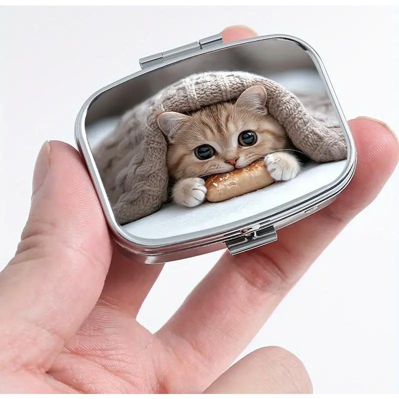【現品限り】ぐでねこチャンの小物入　ピルケース ピルケース ネコ 猫 ピルボックス 携帯 アクセサリーケース マルチ