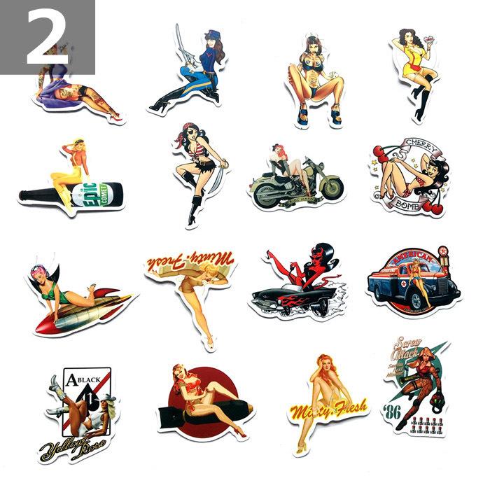 【サンキューシール】②レトロガール　ファション　10枚 サンキューシール NO.74 ロール ギフト 500枚 箔押し シンプル