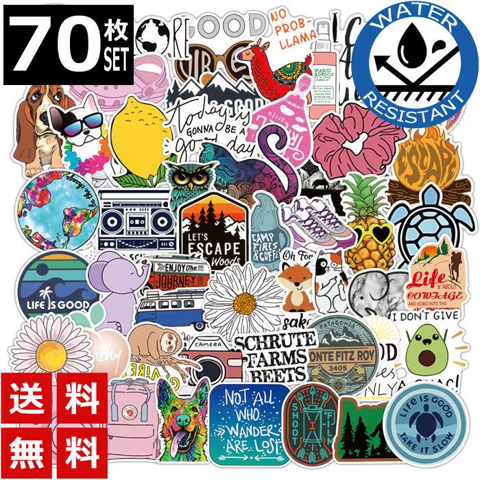 70枚 ステッカー 防水 耐水 シール 詰め合わせ 車 Sticker 02 アメカジ通販ショップusj Yahoo 店 通販 Yahoo ショッピング