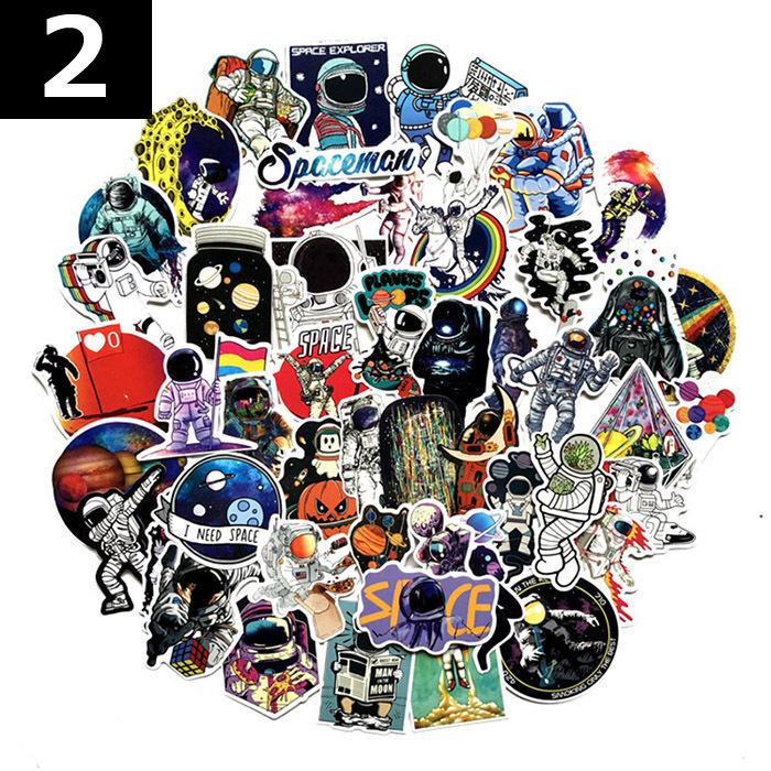 50枚 宇宙飛行士 宇宙 宇宙人 ステッカー 防水 耐水 シール 詰め合わせ 3タイプ Sticker 0309 アメカジ通販ショップusj Yahoo 店 通販 Yahoo ショッピング