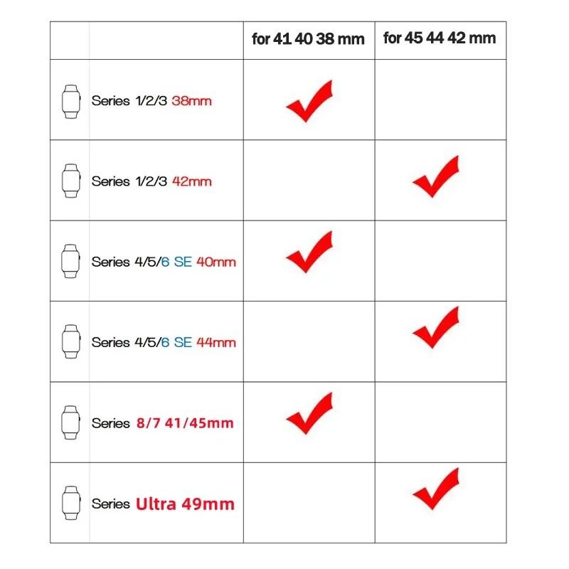 アップルウォッチ バンド applewatch band 38 42 40 41 44 45 49 mm対応 Series 1 2 3 4 5 6 7 8 9 SE スマートウォッチ おしゃれ 互換 交換用 選べる14カラー｜usj-mens｜20