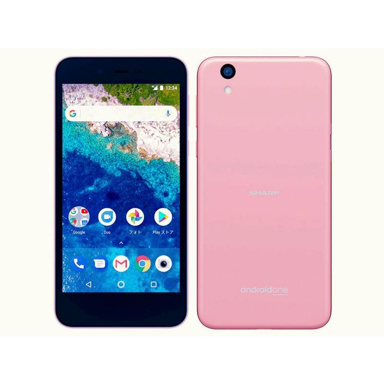 新品未使用 標準セット SIMロック解除済み Android One S3 ピンク Y 